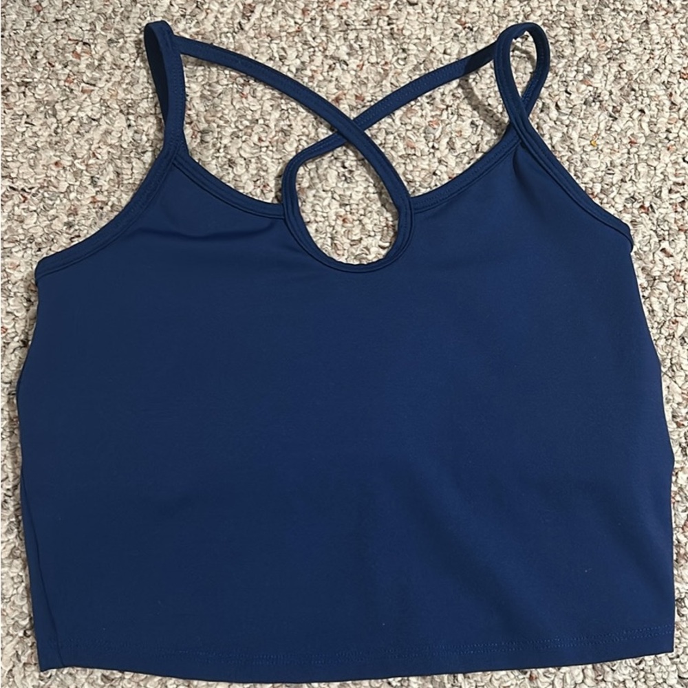 Stylish Blue Tank Top